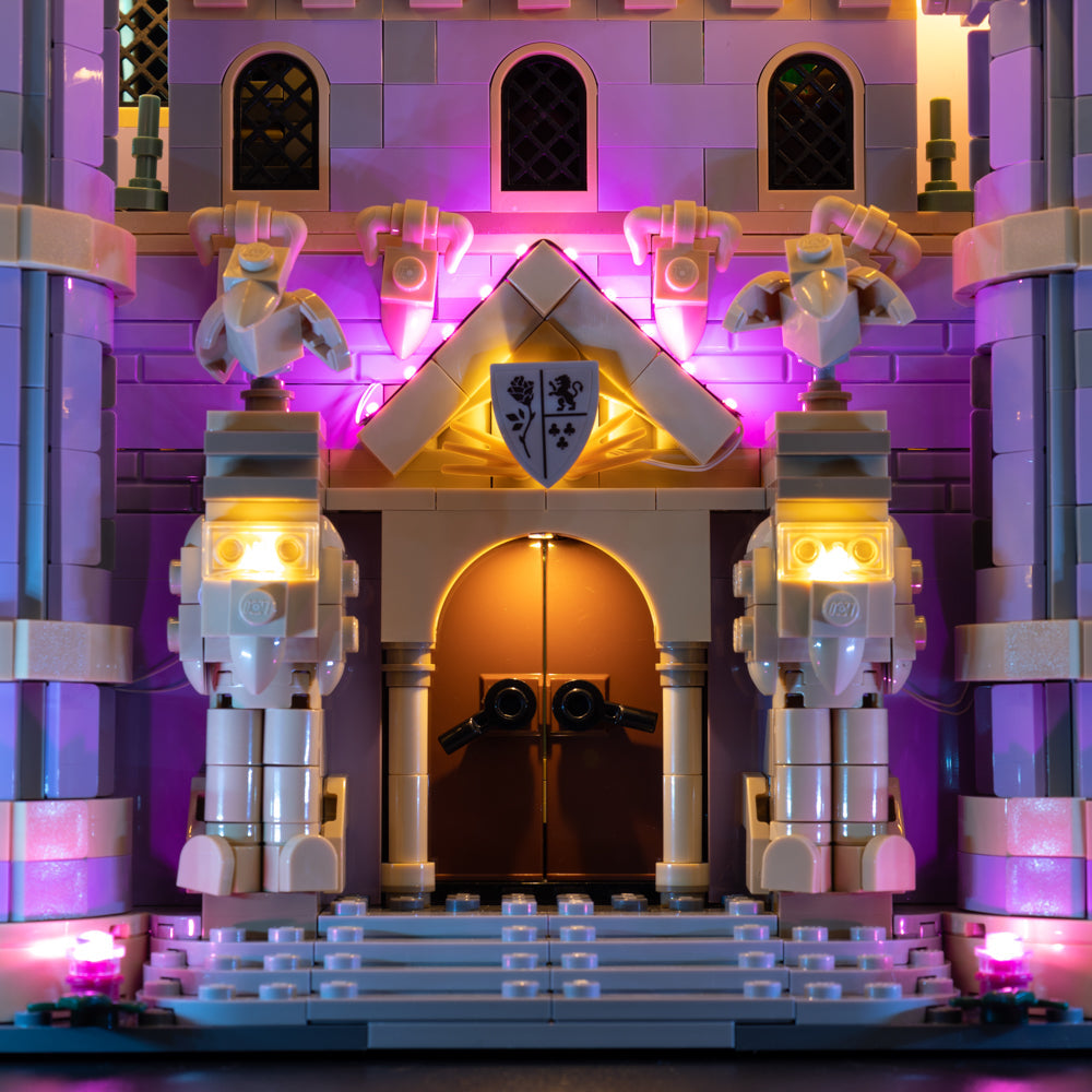 Beauty And The Beast Castle 43263 LED Light Kit – Building Block Lighting | Power Brickz™