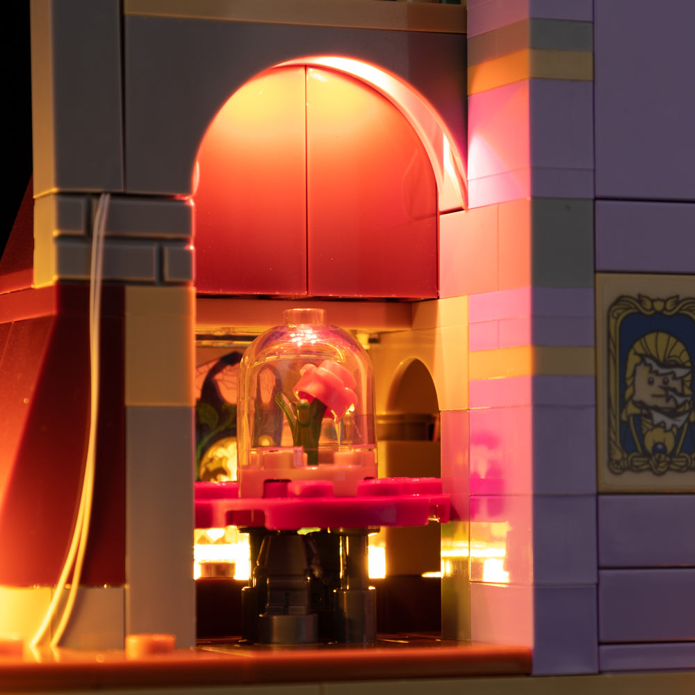 Beauty And The Beast Castle 43263 LED Light Kit – Building Block Lighting | Power Brickz™