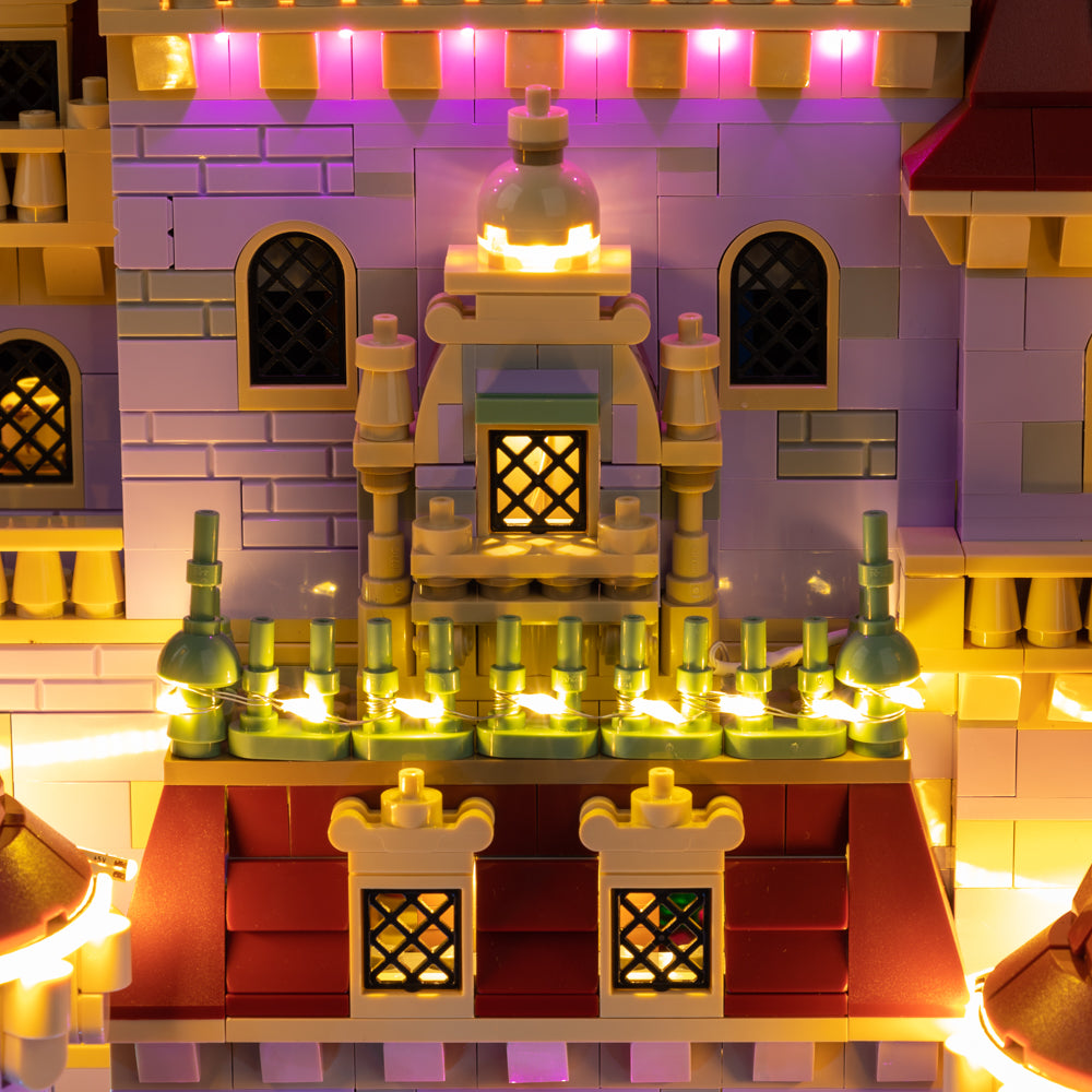 Beauty And The Beast Castle 43263 LED Light Kit – Building Block Lighting | Power Brickz™