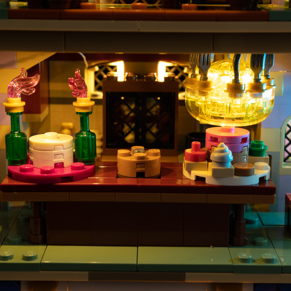 Beauty And The Beast Castle 43263 LED Light Kit – Building Block Lighting | Power Brickz™