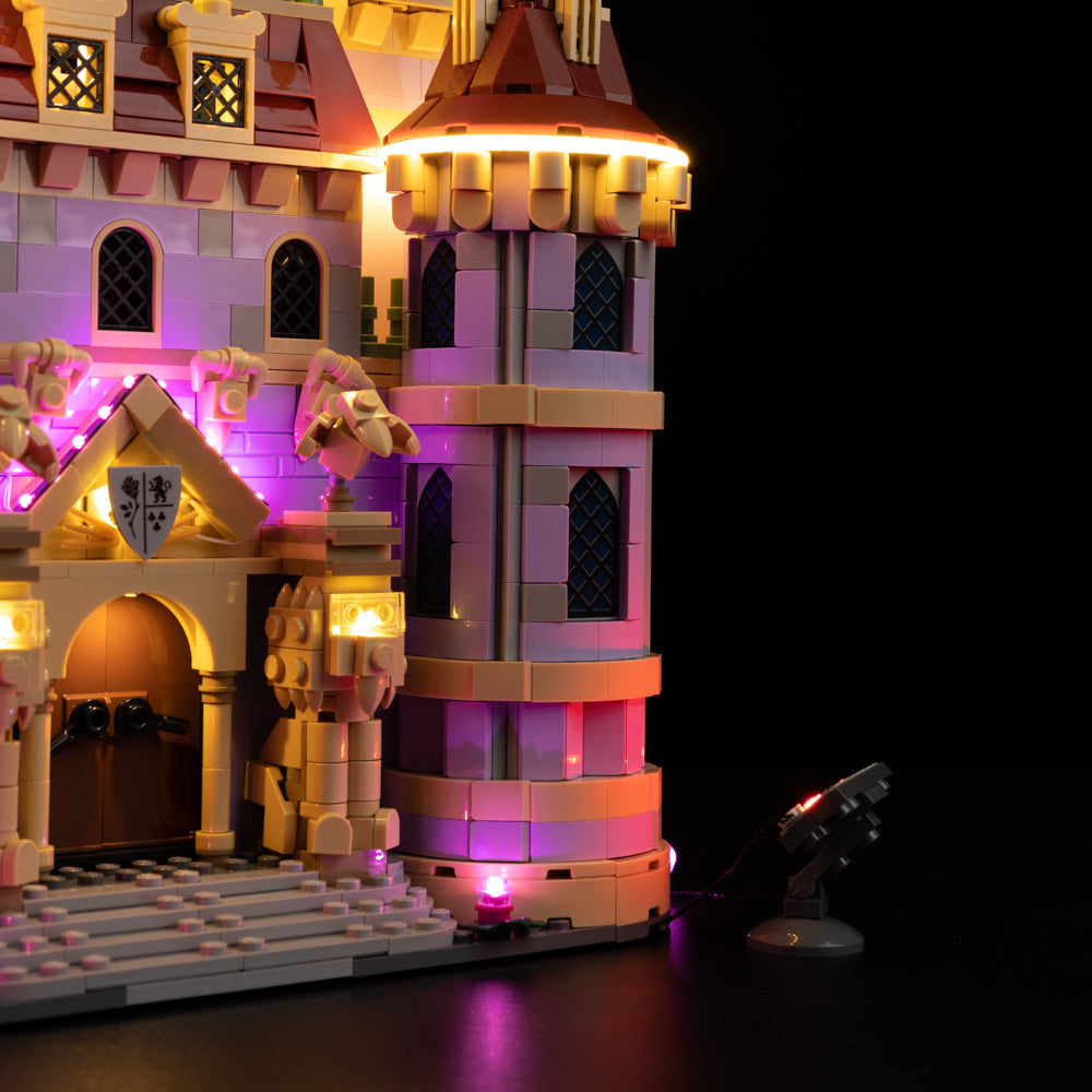 Beauty And The Beast Castle 43263 LED Light Kit – Building Block Lighting | Power Brickz™