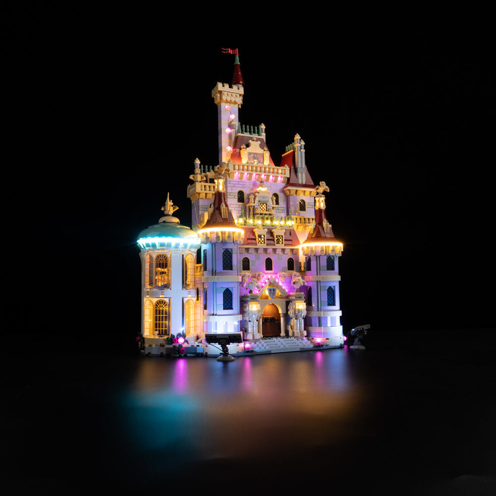 Beauty And The Beast Castle 43263 LED Light Kit – Building Block Lighting | Power Brickz™