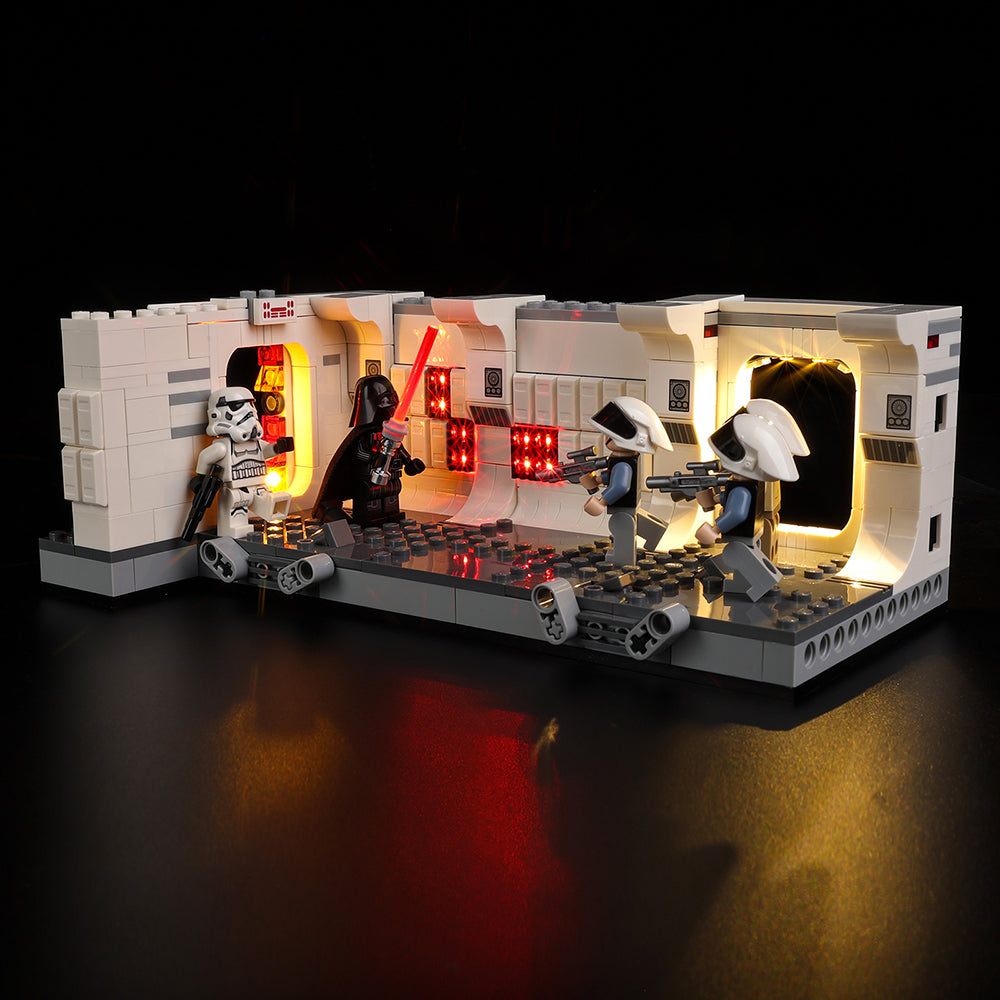 Boarding The Tantive IV 75387 LED Light Kit – Building Block Lighting | Power Brickz™