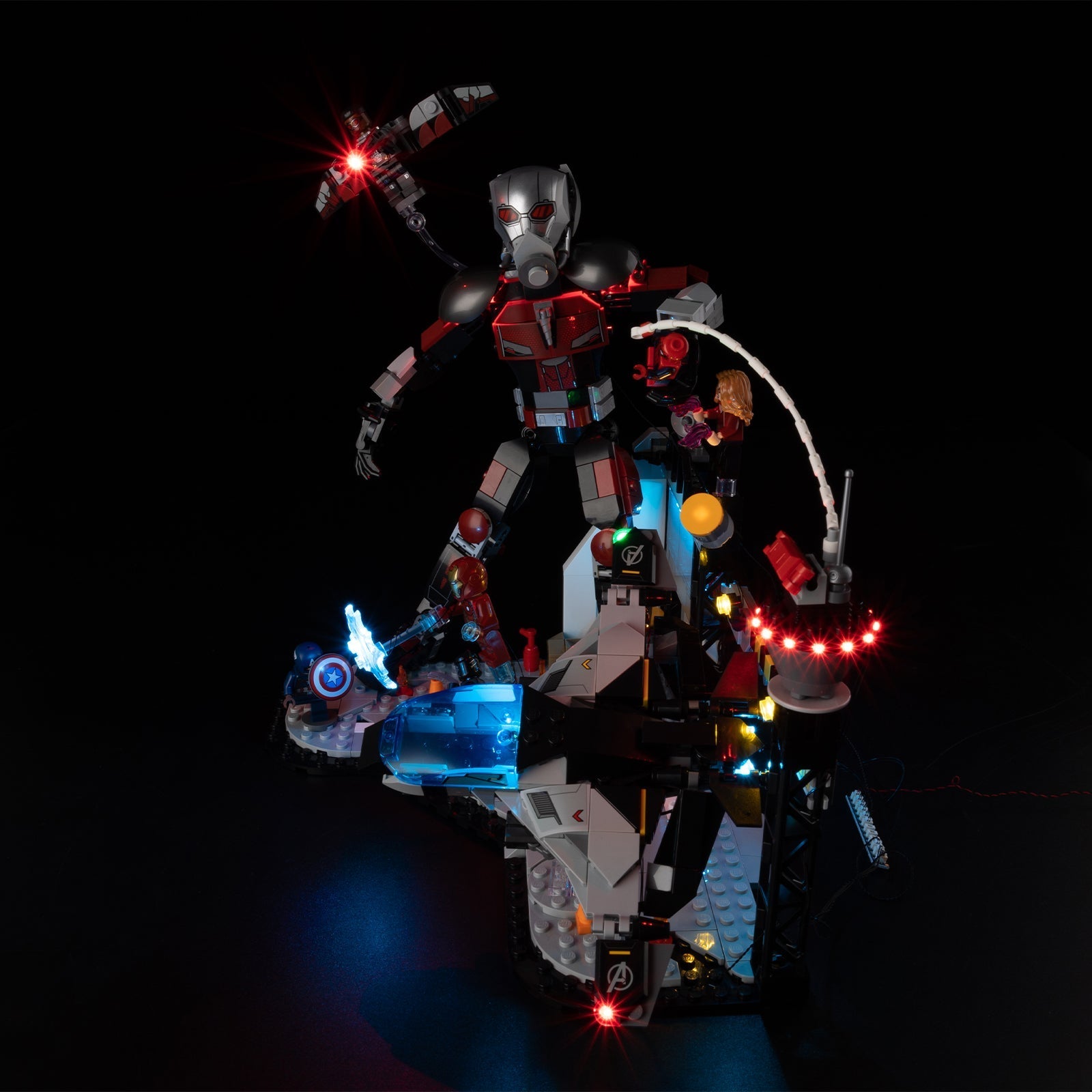 Captain America: Civil War Action Battle 76314 LED Light Kit – Building Block Lighting | Power Brickz™