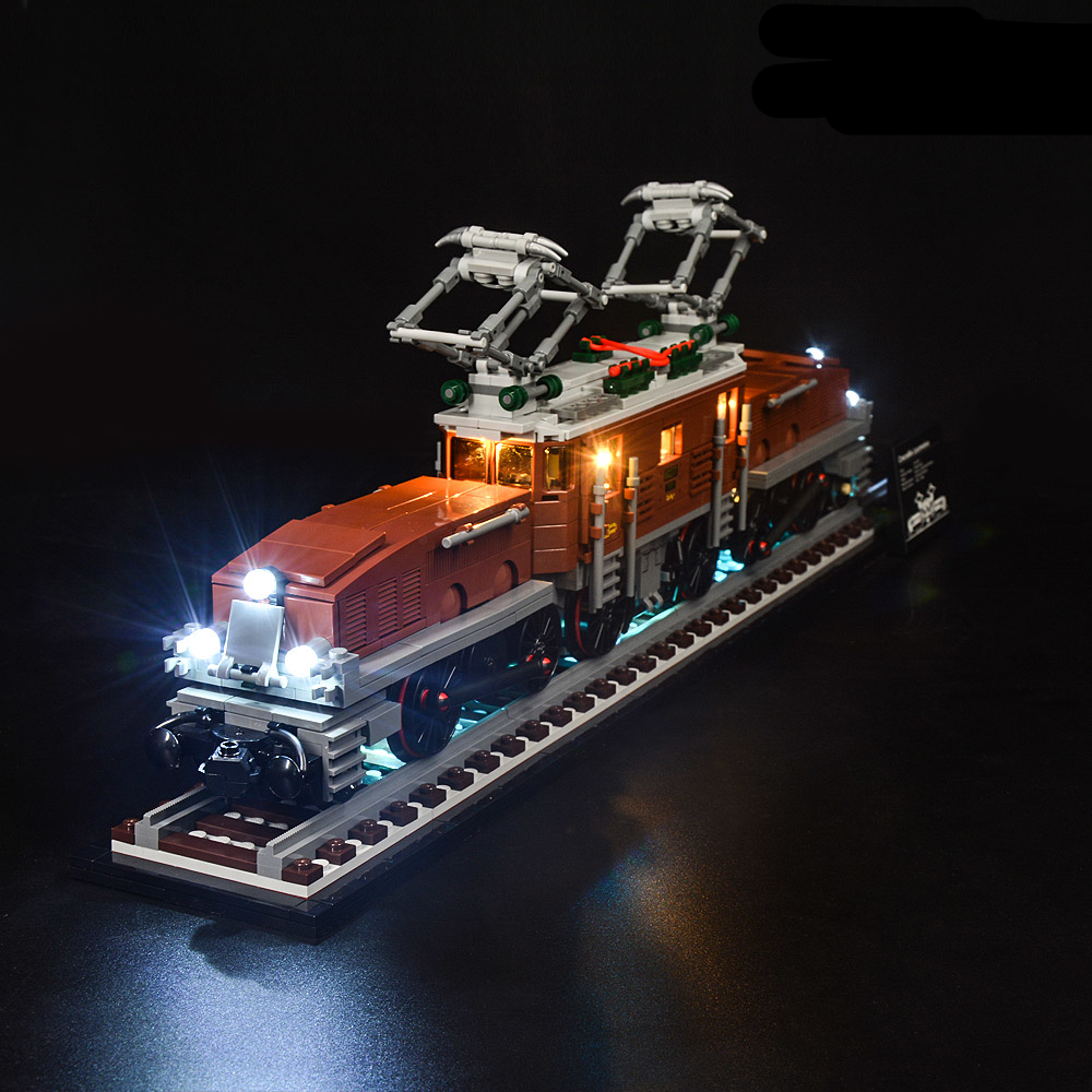 Crocodile Locomotive 10277 LED Light Kit – Building Block Lighting | Power Brickz™