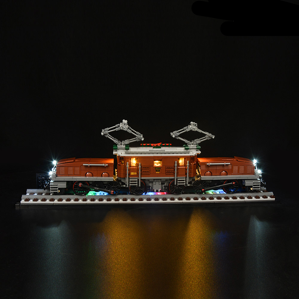 Crocodile Locomotive 10277 LED Light Kit – Building Block Lighting | Power Brickz™