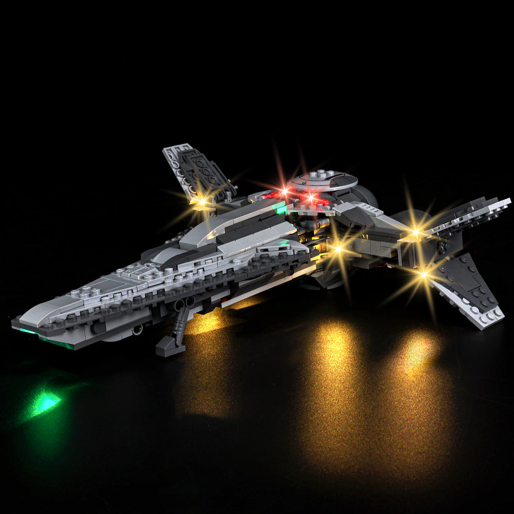 Darth Maul's Sith Infiltrator 75383 LED Light Kit – Building Block Lighting | Power Brickz™