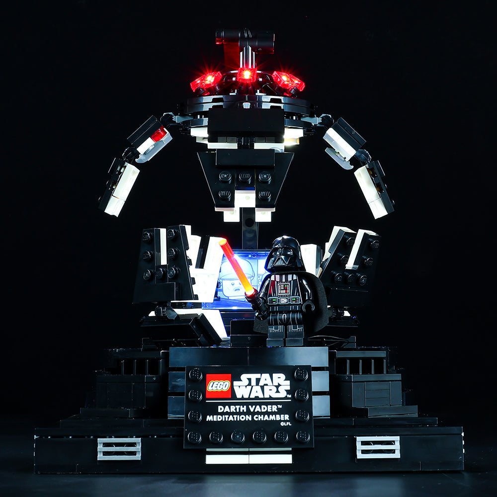 Darth Vader Meditation Chamber 75296 LED Light Kit – Building Block Lighting | Power Brickz™