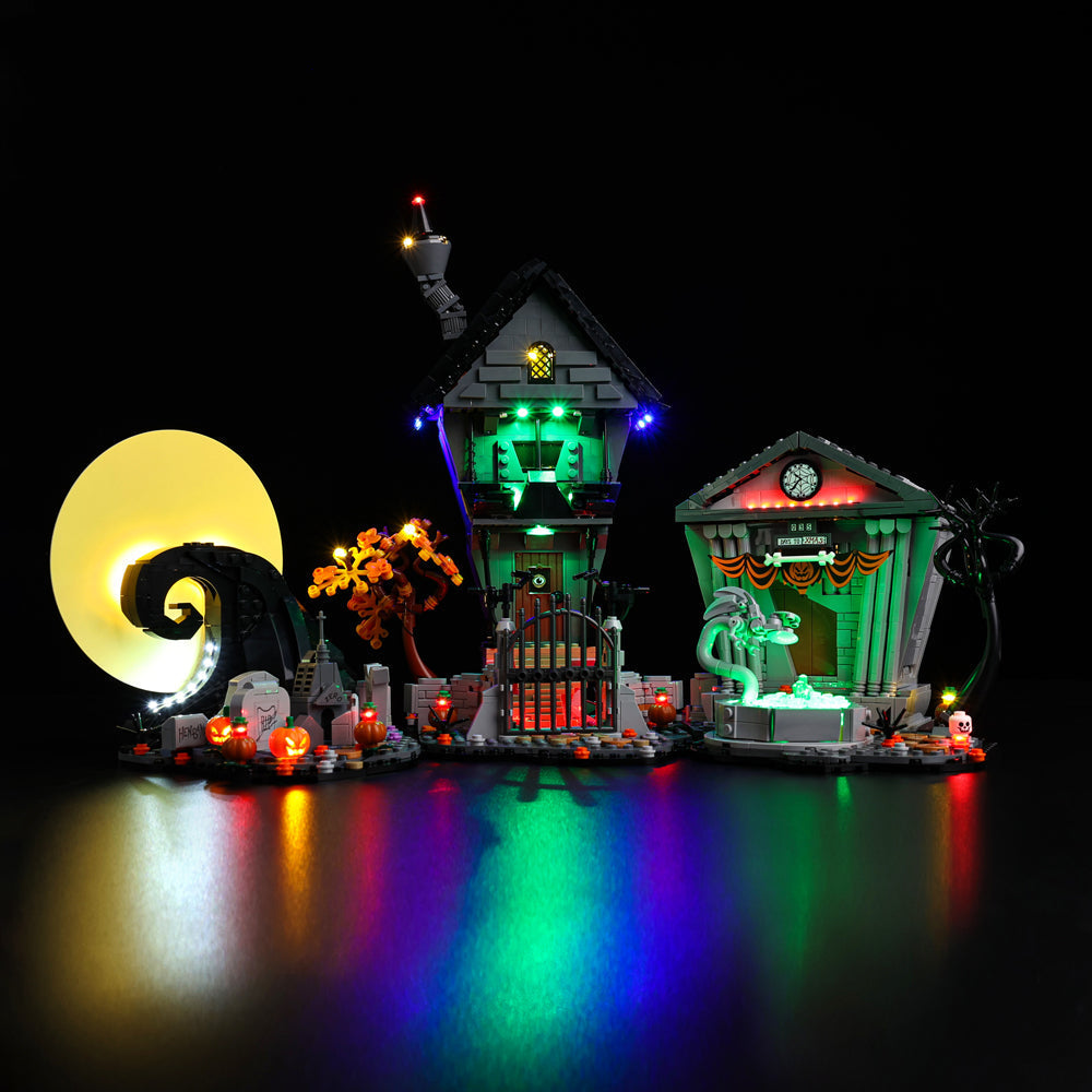 Disney Tim Burton's The Nightmare Before Christmas 21351 LED Light Kit – Building Block Lighting | Power Brickz™