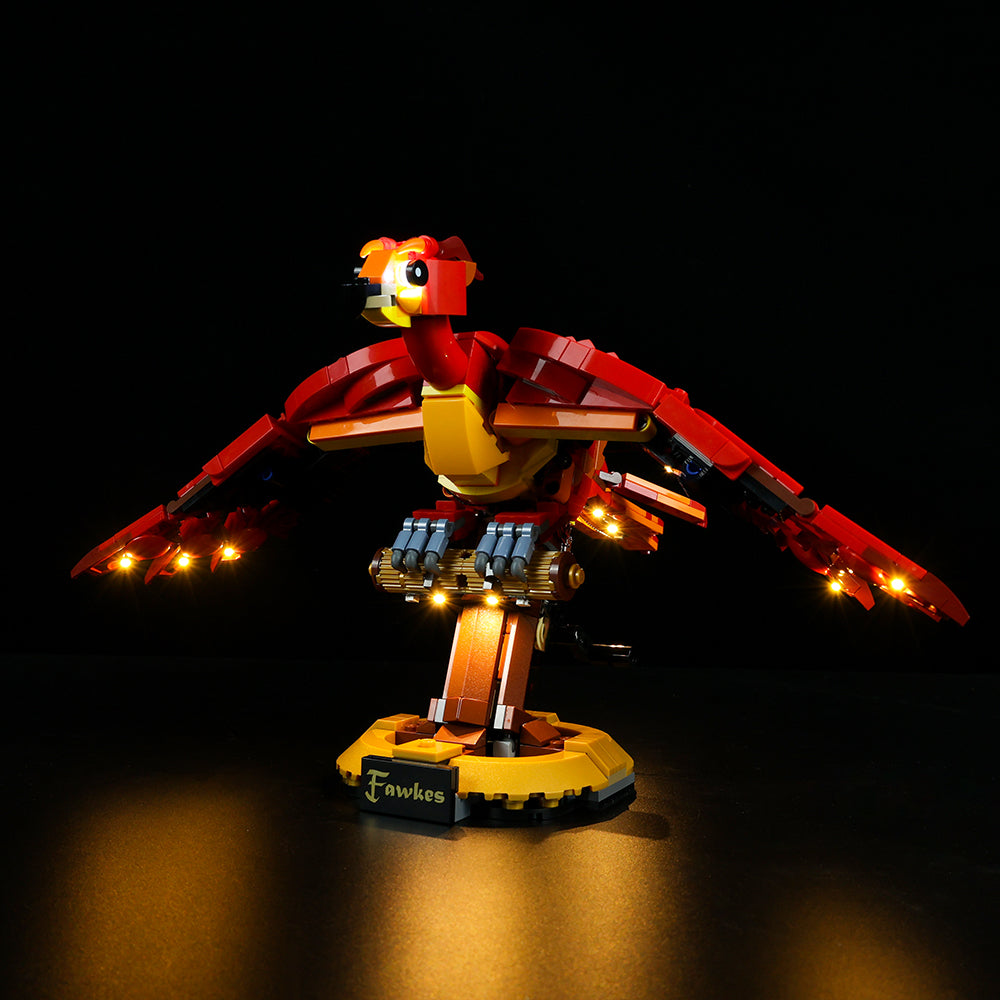 Fawkes, Dumbledore's Phoenix 76394 LED Light Kit – Building Block Lighting | Power Brickz™