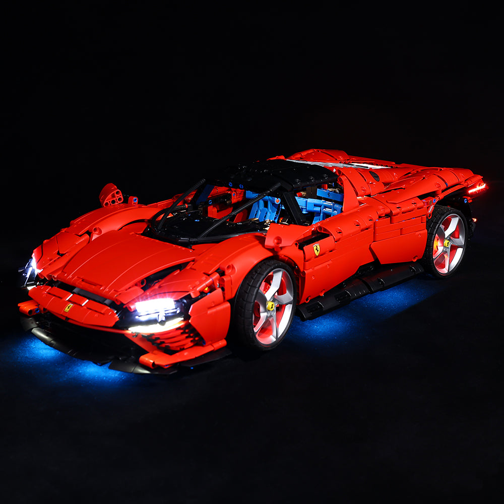 Ferrari Daytona SP3 42143 LED Light Kit – Building Block Lighting | Power Brickz™