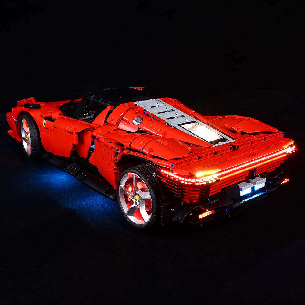 Ferrari Daytona SP3 42143 LED Light Kit – Building Block Lighting | Power Brickz™