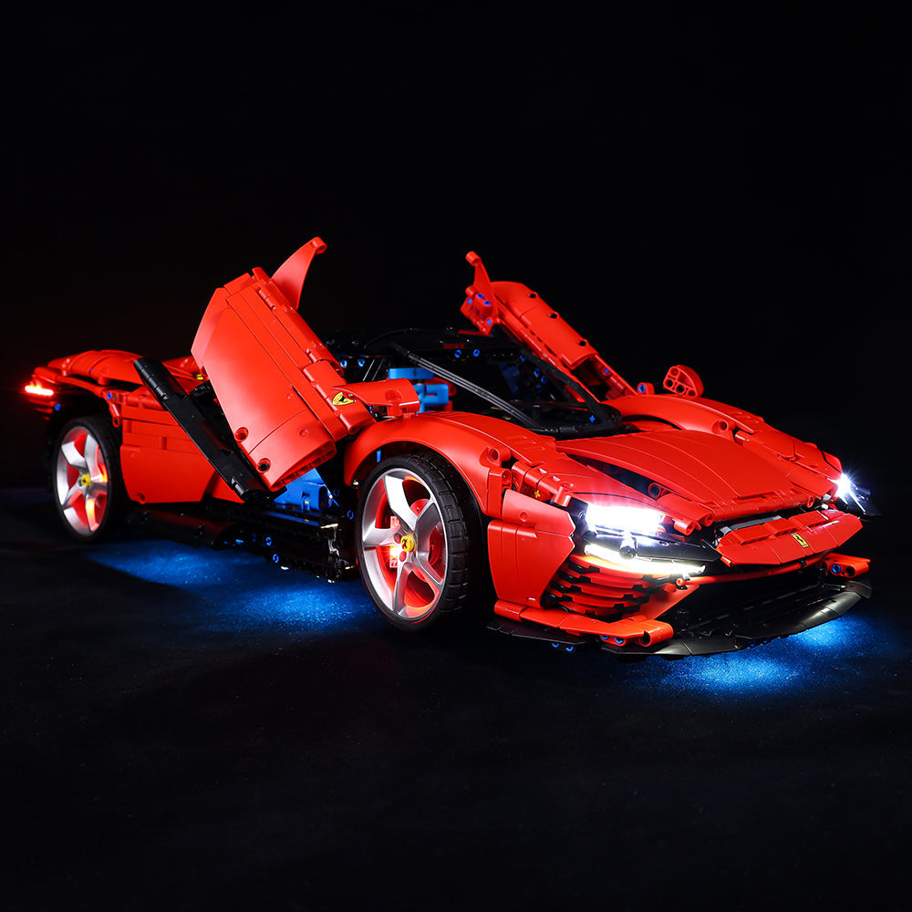 Ferrari Daytona SP3 42143 LED Light Kit – Building Block Lighting | Power Brickz™