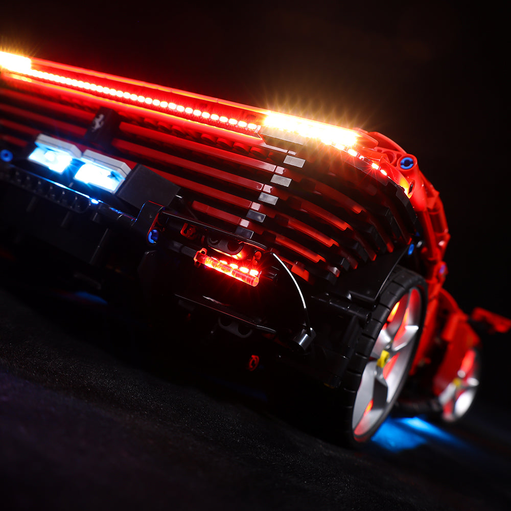 Ferrari Daytona SP3 42143 LED Light Kit – Building Block Lighting | Power Brickz™