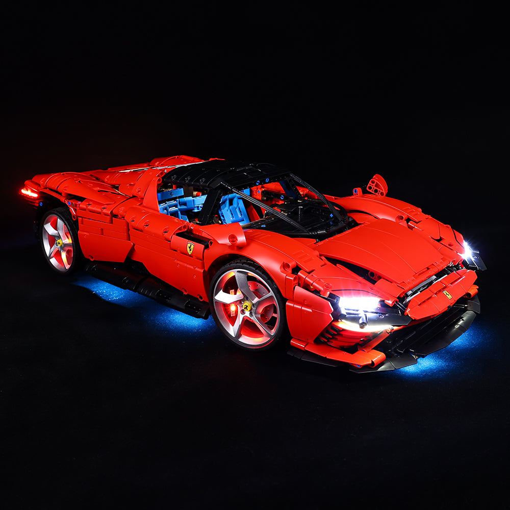Ferrari Daytona SP3 42143 LED Light Kit – Building Block Lighting | Power Brickz™