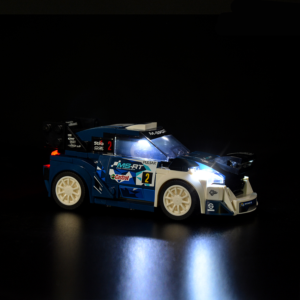 Ford Fiesta M-Sport WRC 75885 LED Light Kit – Building Block Lighting | Power Brickz™