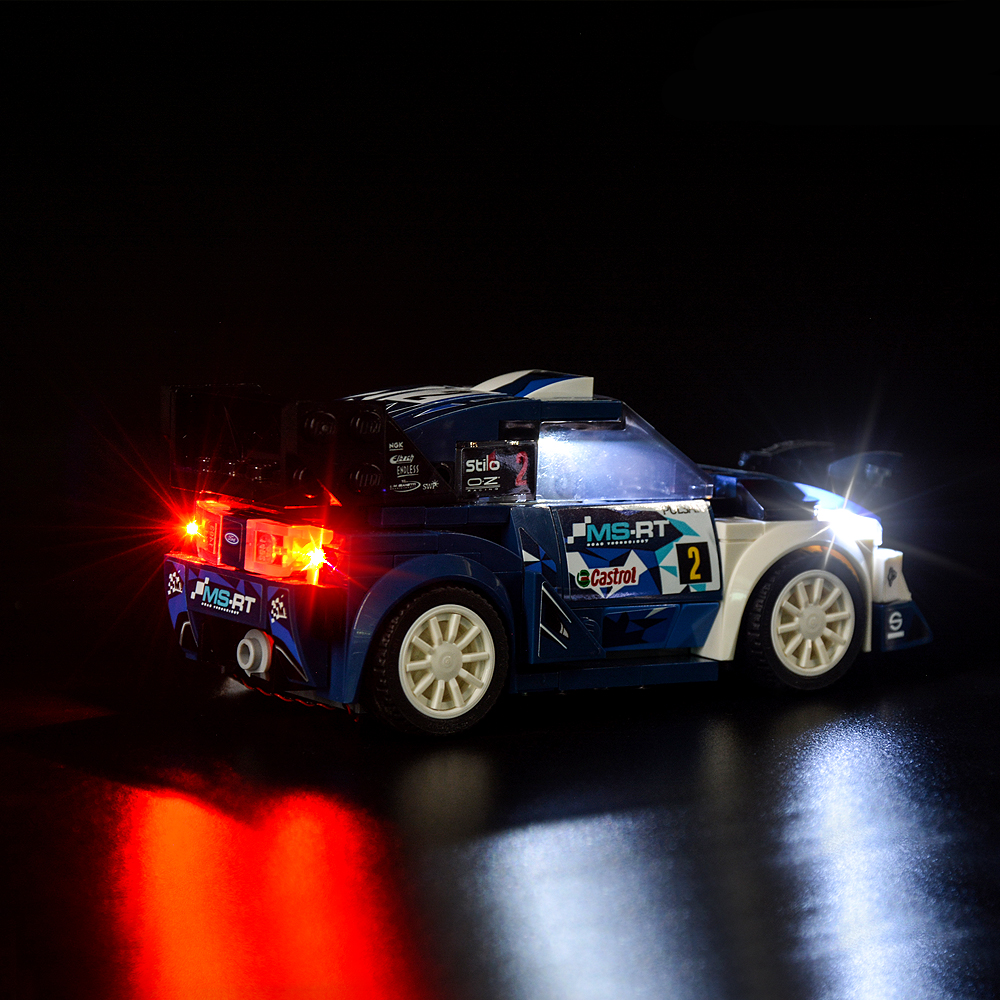 Ford Fiesta M-Sport WRC 75885 LED Light Kit – Building Block Lighting | Power Brickz™