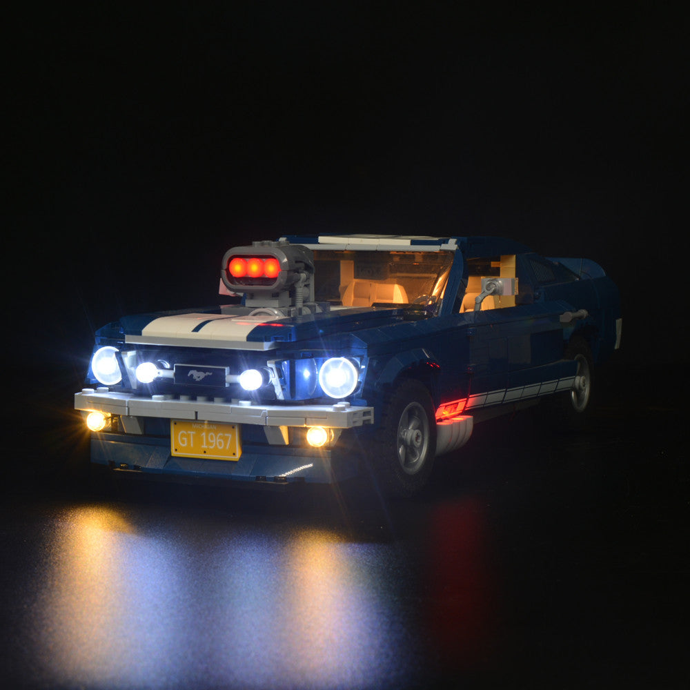 Ford Mustang 10265 LED Light Kit – Building Block Lighting | Power Brickz™