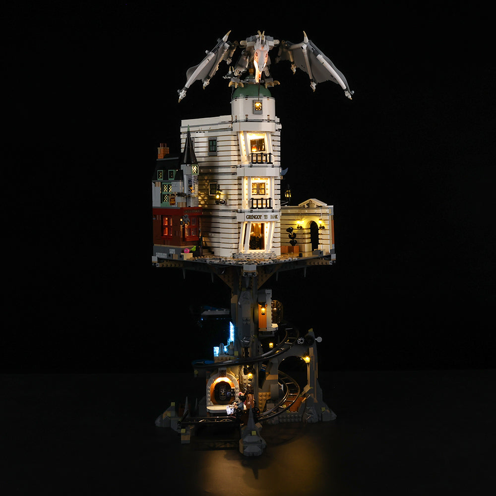 Gringotts Wizarding Bank Collectors' Edition 76417 LED Light Kit – Building Block Lighting | Power Brickz™