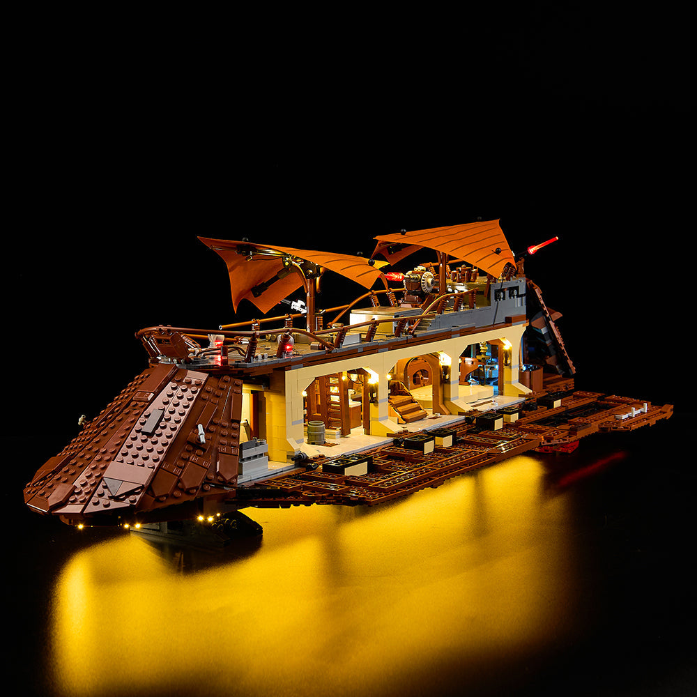 Jabba's Sail Barge 75397 LED Light Kit – Building Block Lighting | Power Brickz™