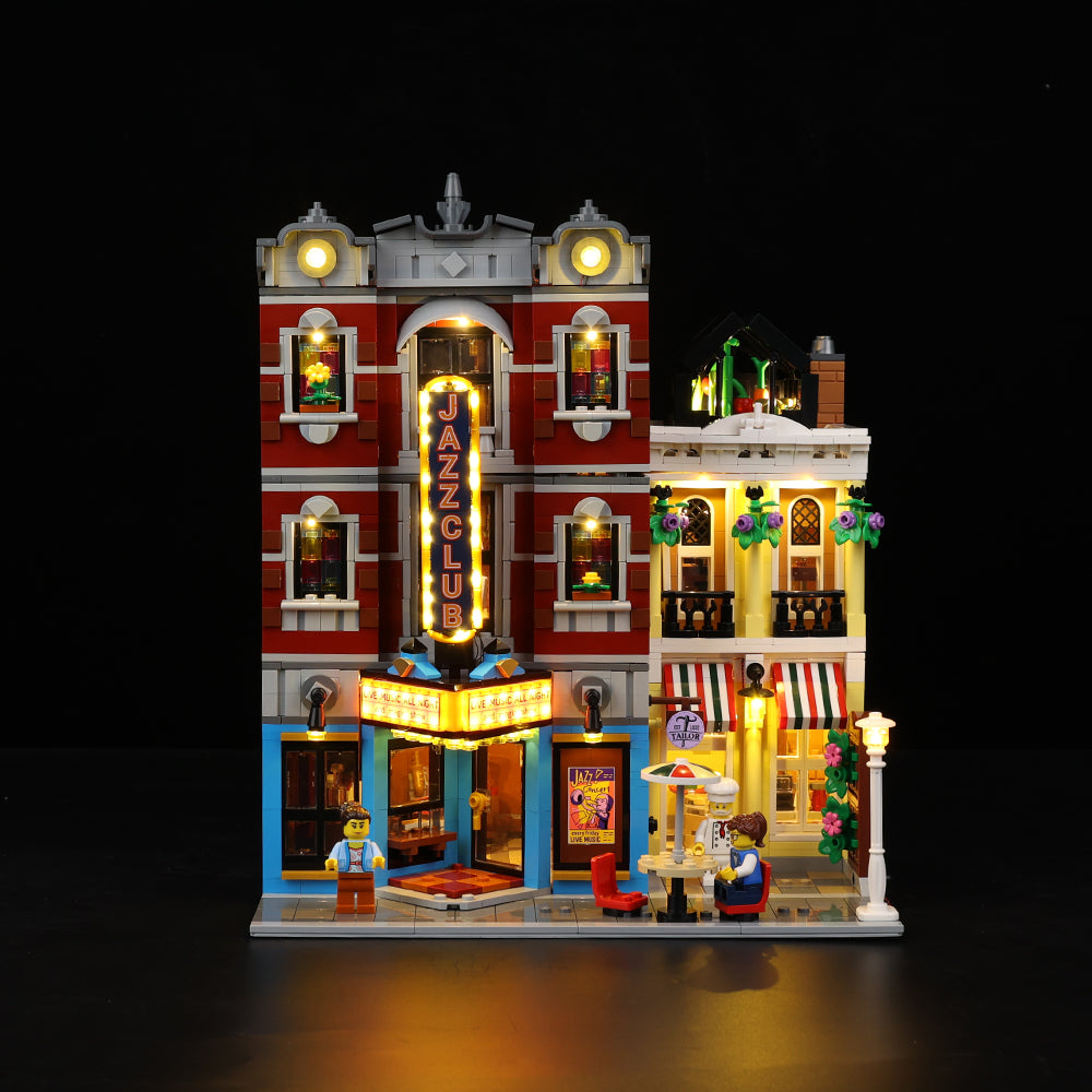 Jazz Club 10312 LED Light Kit – Building Block Lighting | Power Brickz™
