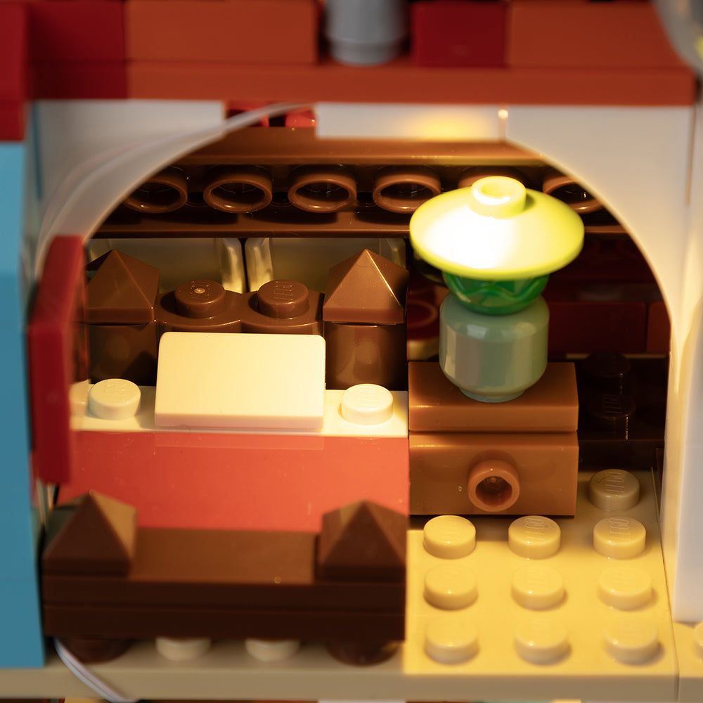 Lilo And Stitch Beach House 43268 LED Light Kit – Building Block Lighting | Power Brickz™