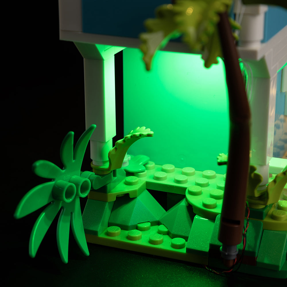 Lilo And Stitch Beach House 43268 LED Light Kit – Building Block Lighting | Power Brickz™
