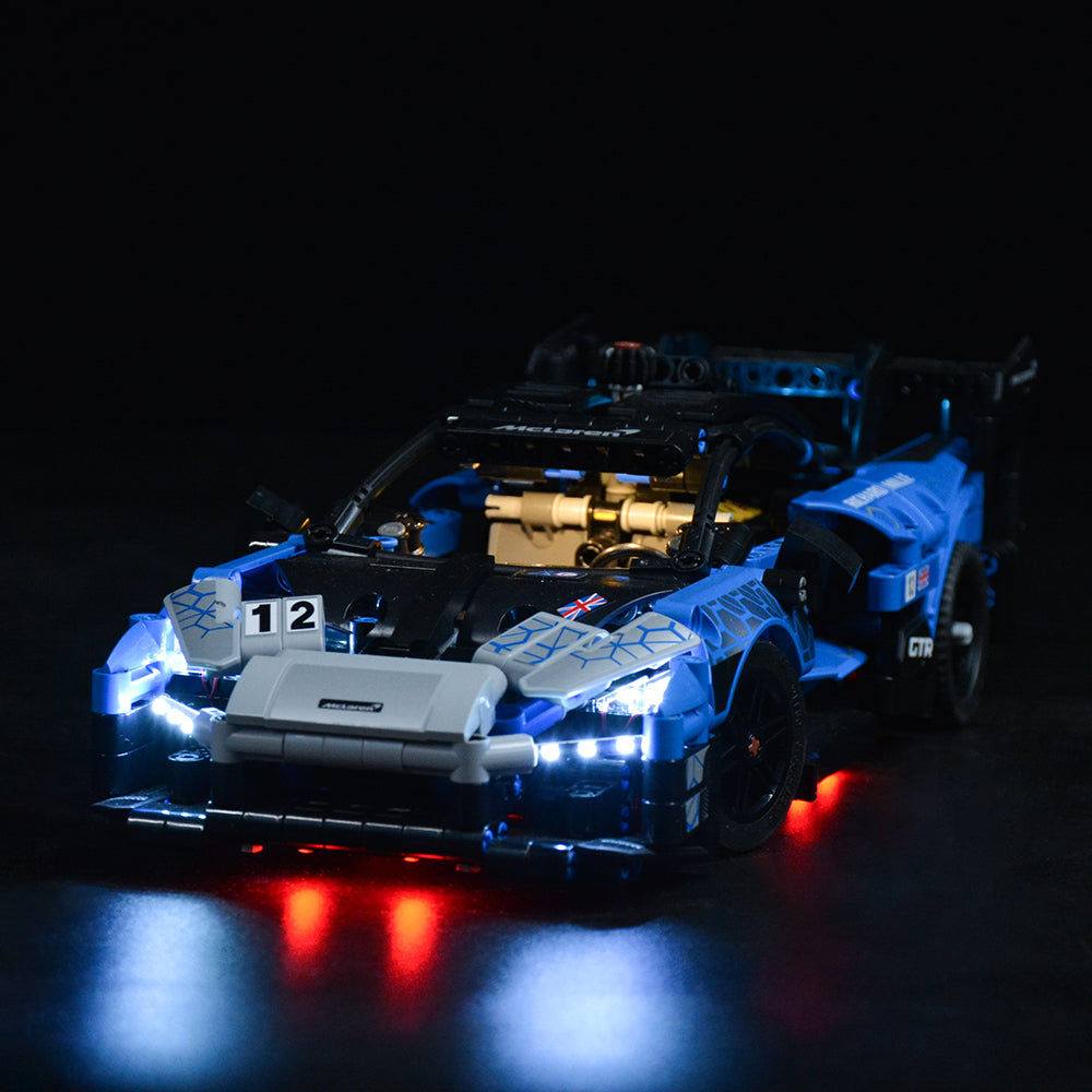 Mclaren Senna GTR 42123 LED Light Kit – Building Block Lighting | Power Brickz™
