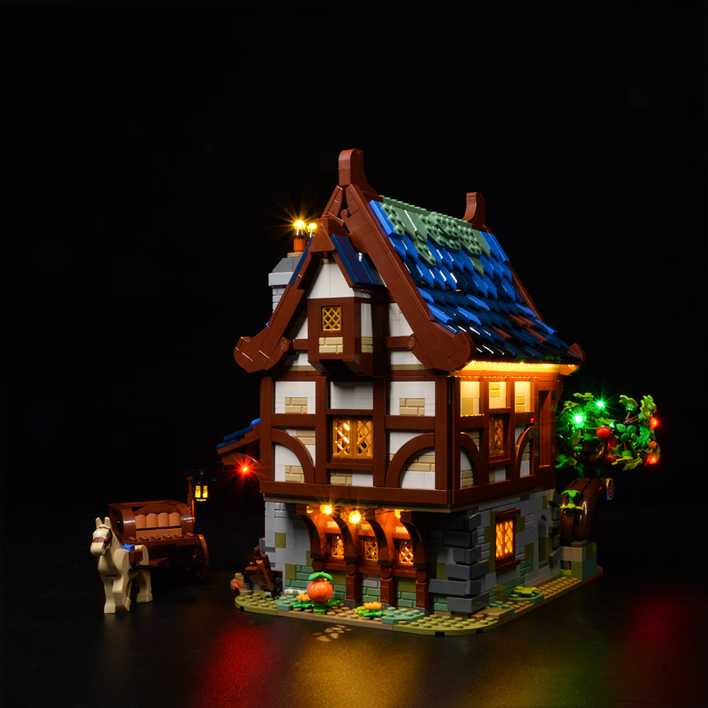Medieval Blacksmith 21325 LED Light Kit – Building Block Lighting | Power Brickz™