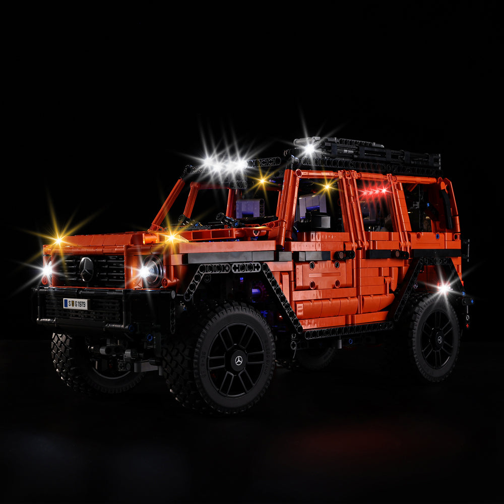 Mercedes-Benz G 500 PROFESSIONAL Line 42177 LED Light Kit – Building Block Lighting | Power Brickz™