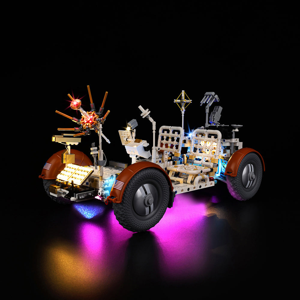 NASA Apollo Lunar Roving Vehicle - LRV 42182 LED Light Kit – Building Block Lighting | Power Brickz™