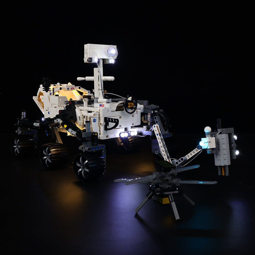 NASA Mars Rover Perseverance 42158 LED Light Kit – Building Block Lighting | Power Brickz™