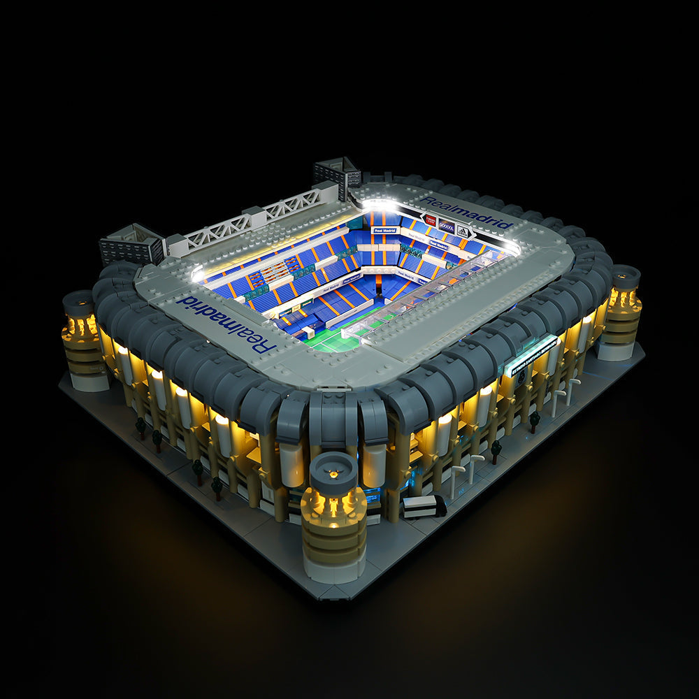 Real Madrid Santiago Bernabéu Stadium 10299 LED Light Kit – Building Block Lighting | Power Brickz™