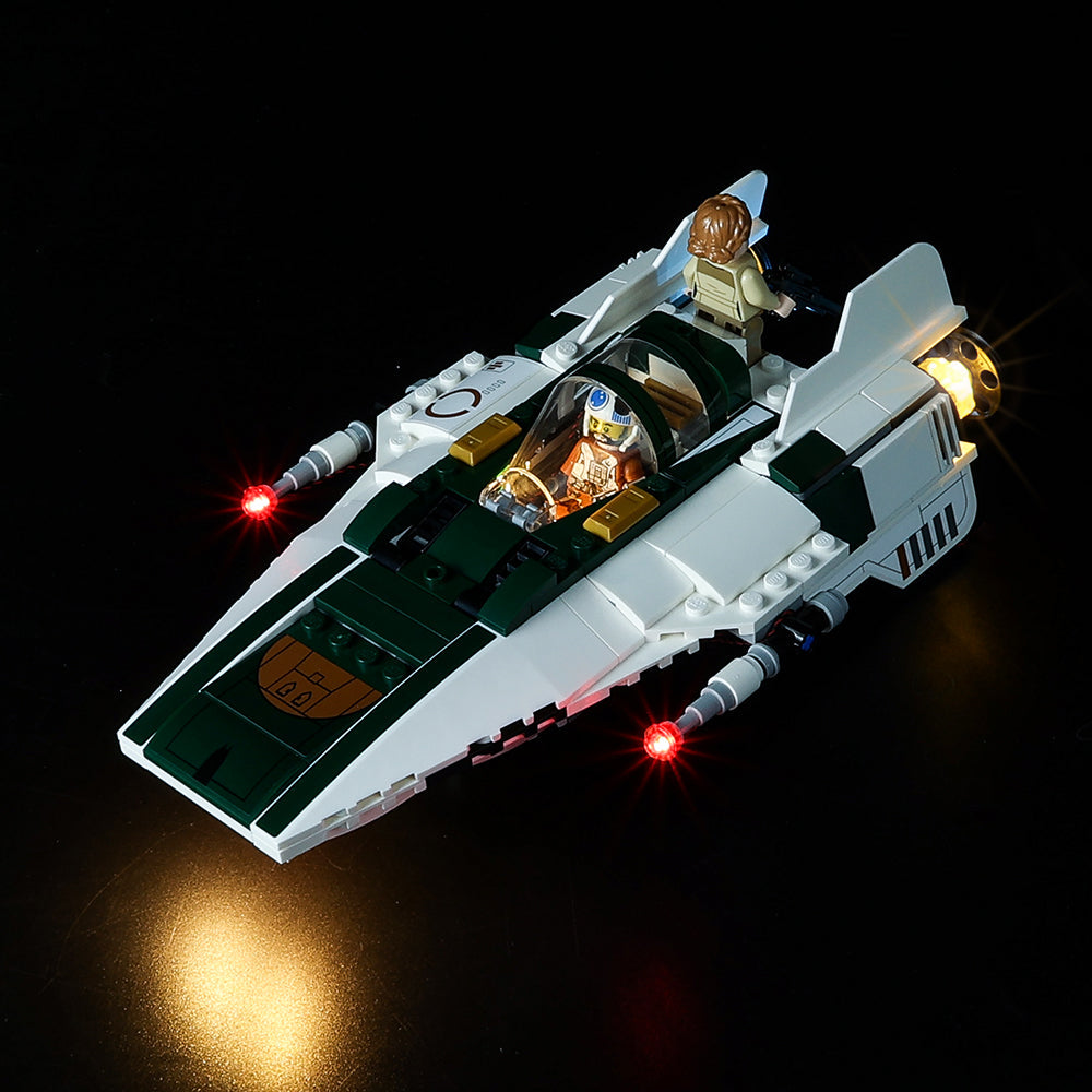 Resistance A-Wing Starfighter 75248 LED Light Kit – Building Block Lighting | Power Brickz™