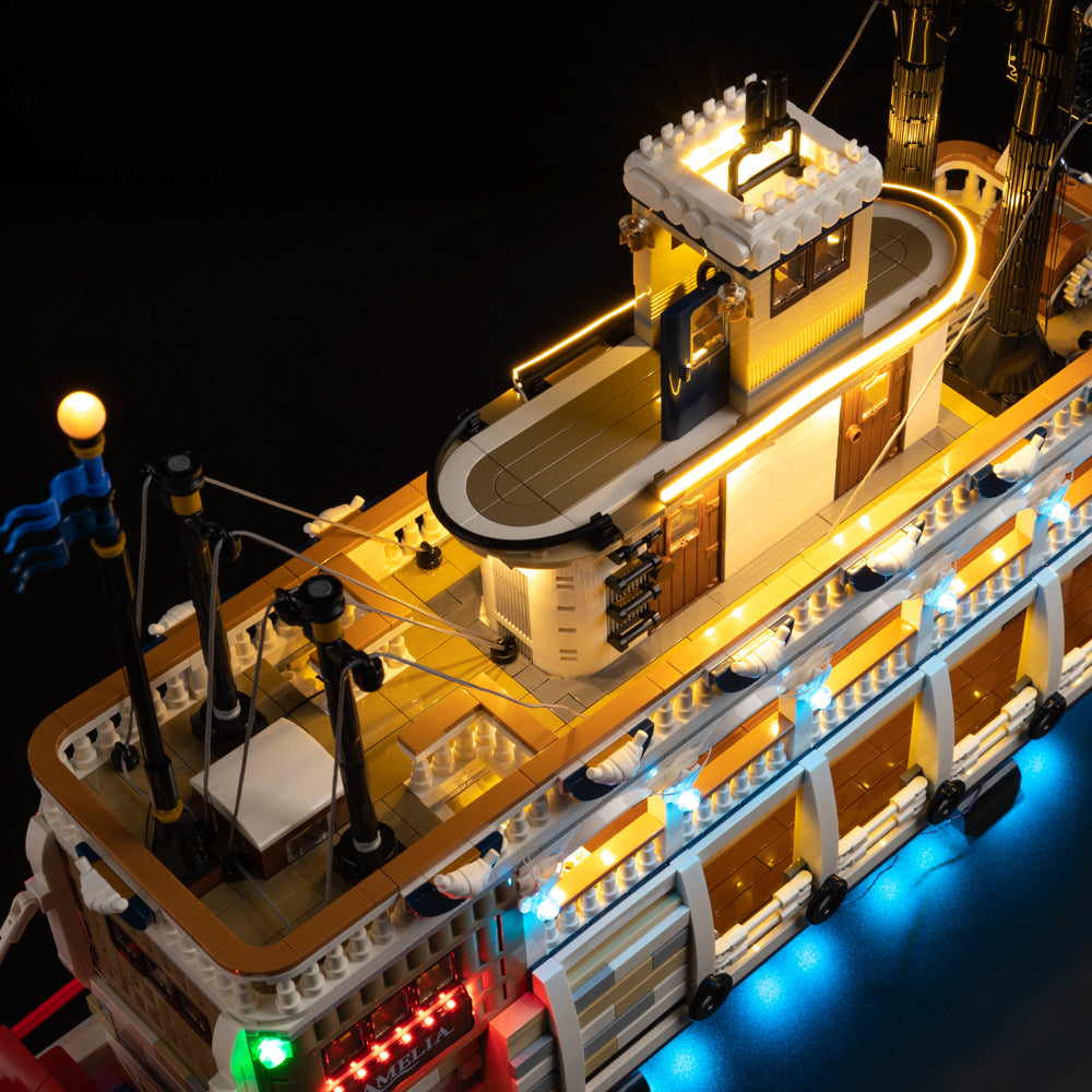 River Steamboat 21356 LED Light Kit – Building Block Lighting | Power Brickz™