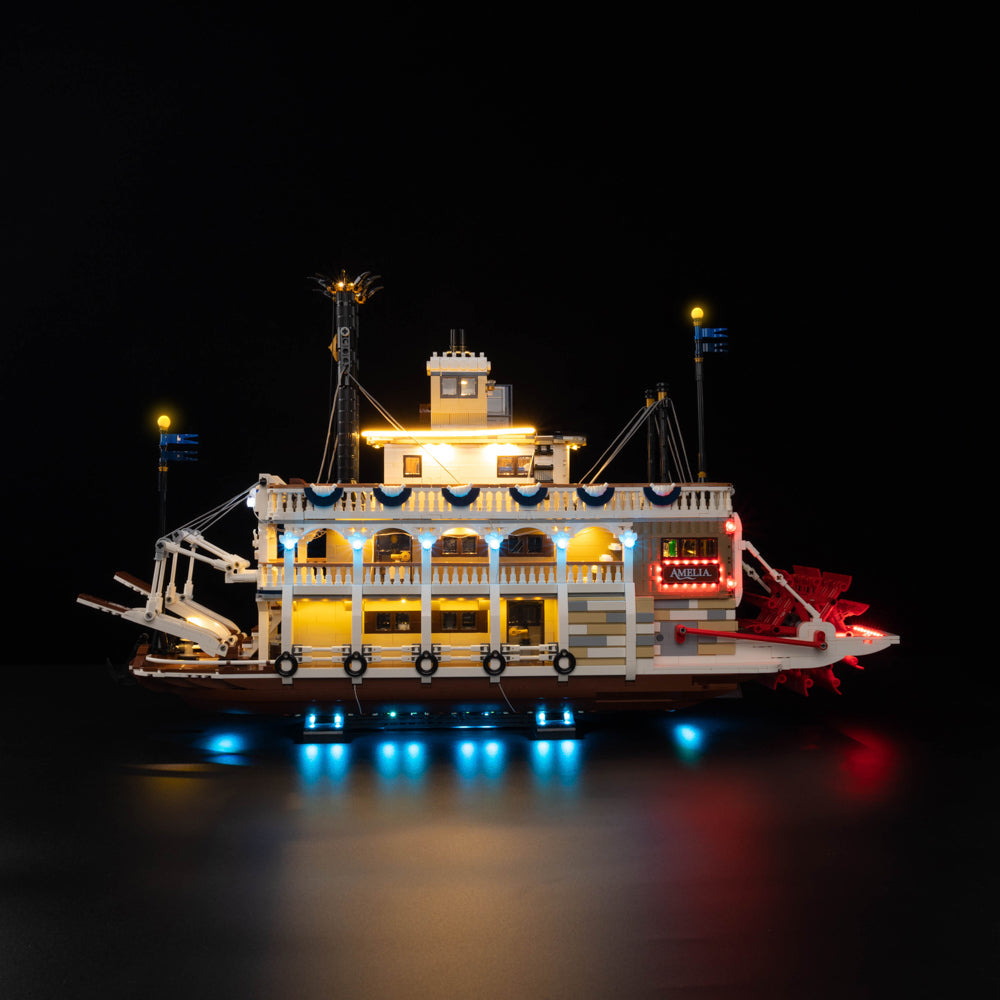 River Steamboat 21356 LED Light Kit – Building Block Lighting | Power Brickz™