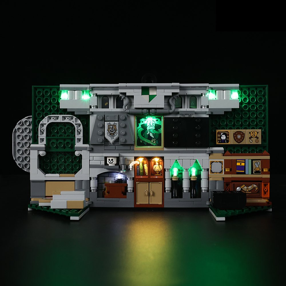 Slytherin House Banner 76410 LED Light Kit – Building Block Lighting | Power Brickz™