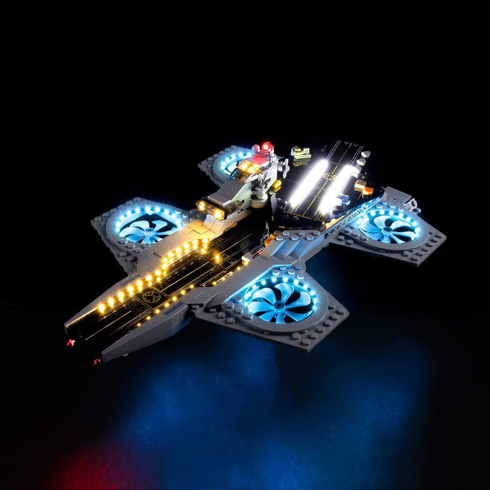 The Avengers Helicarrier 76295 LED Light Kit – Building Block Lighting | Power Brickz™