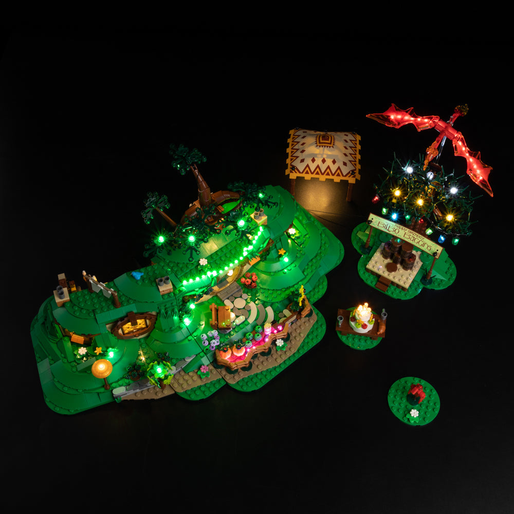 The Lord Of The Rings: The Shire 10354 LED Light Kit – Building Block Lighting | Power Brickz™