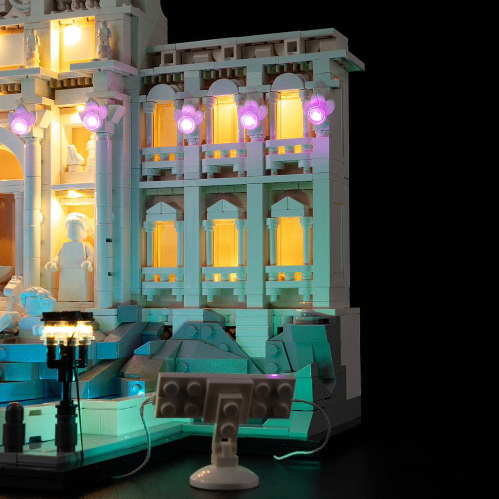Trevi Fountain 21062 LED Light Kit – Building Block Lighting | Power Brickz™