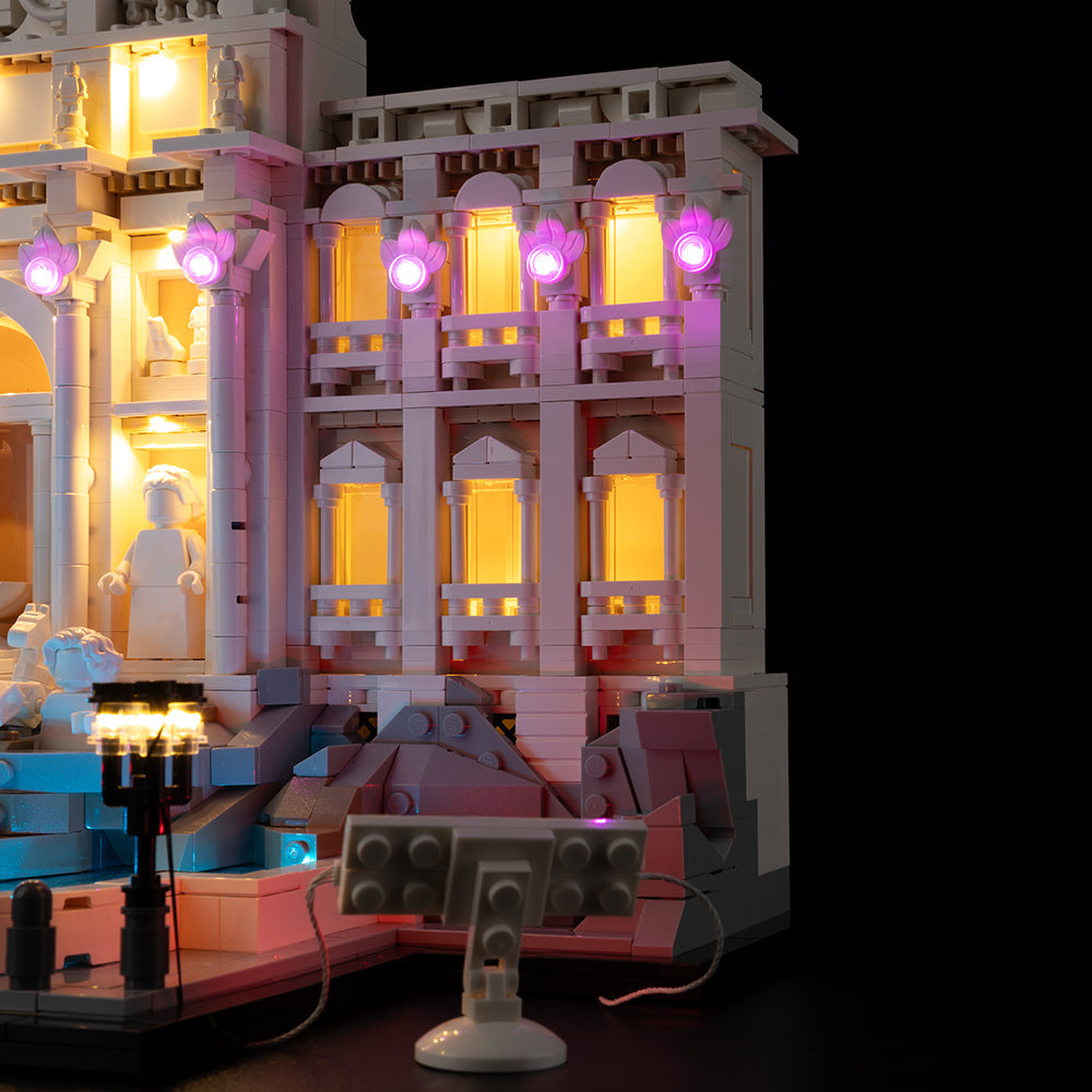 Trevi Fountain 21062 LED Light Kit – Building Block Lighting | Power Brickz™