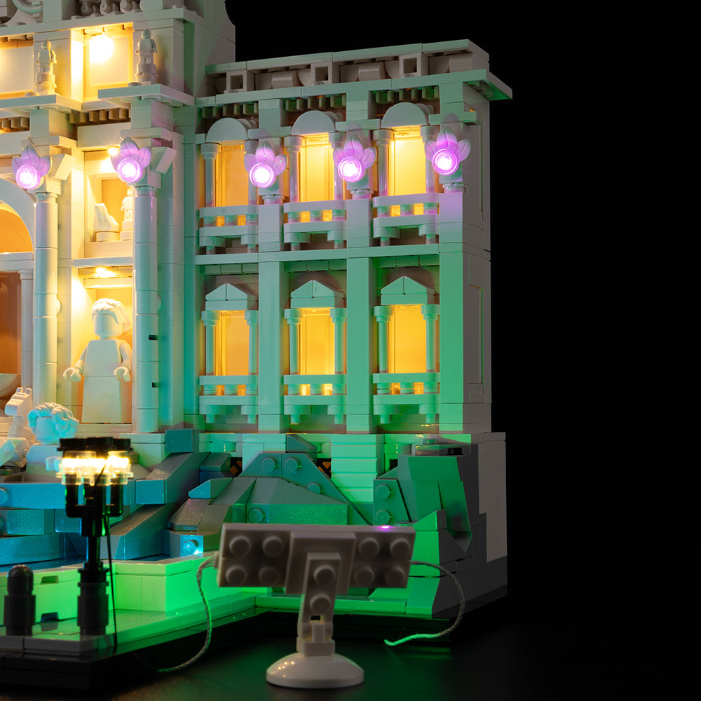 Trevi Fountain 21062 LED Light Kit – Building Block Lighting | Power Brickz™