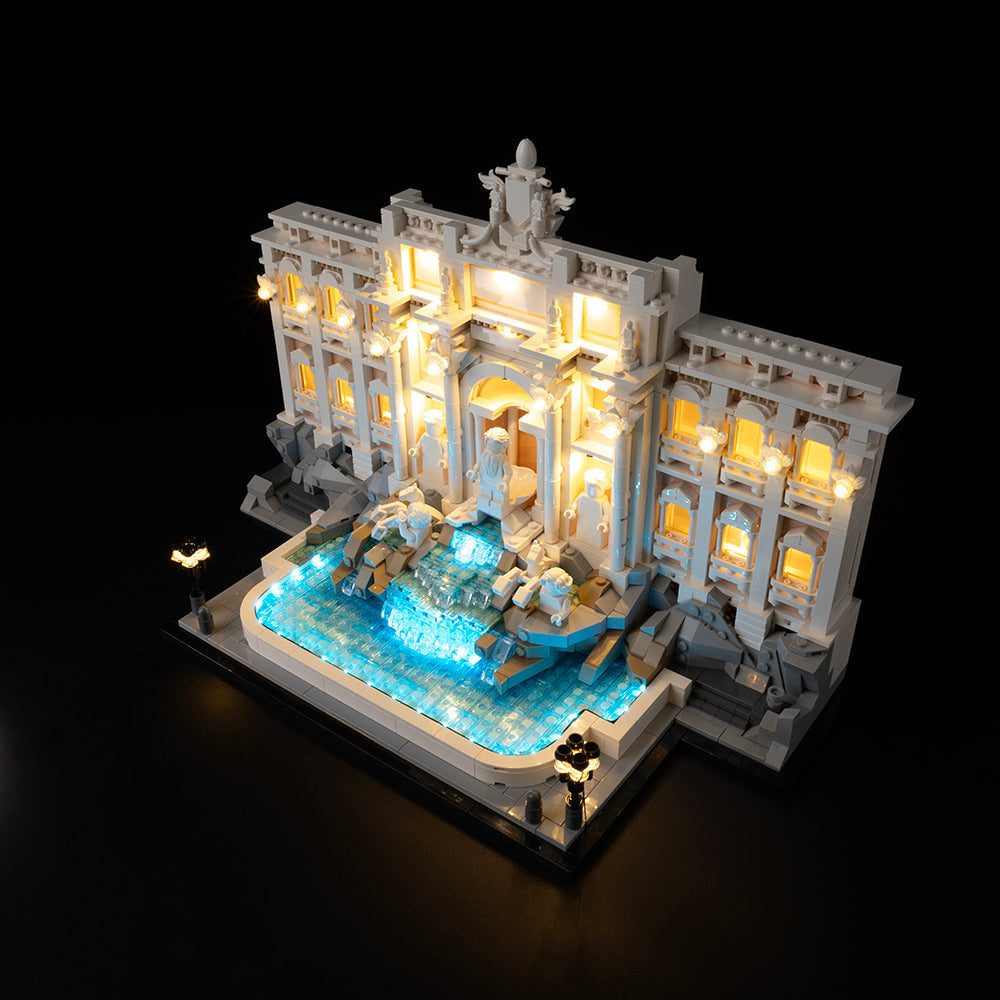 Trevi Fountain 21062 LED Light Kit – Building Block Lighting | Power Brickz™