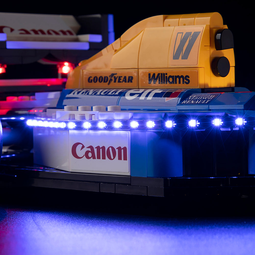 Williams Racing FW14B & Nigel Mansell 10353 LED Light Kit – Building Block Lighting | Power Brickz™