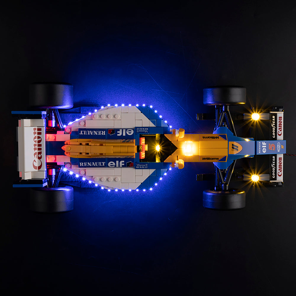 Williams Racing FW14B & Nigel Mansell 10353 LED Light Kit – Building Block Lighting | Power Brickz™