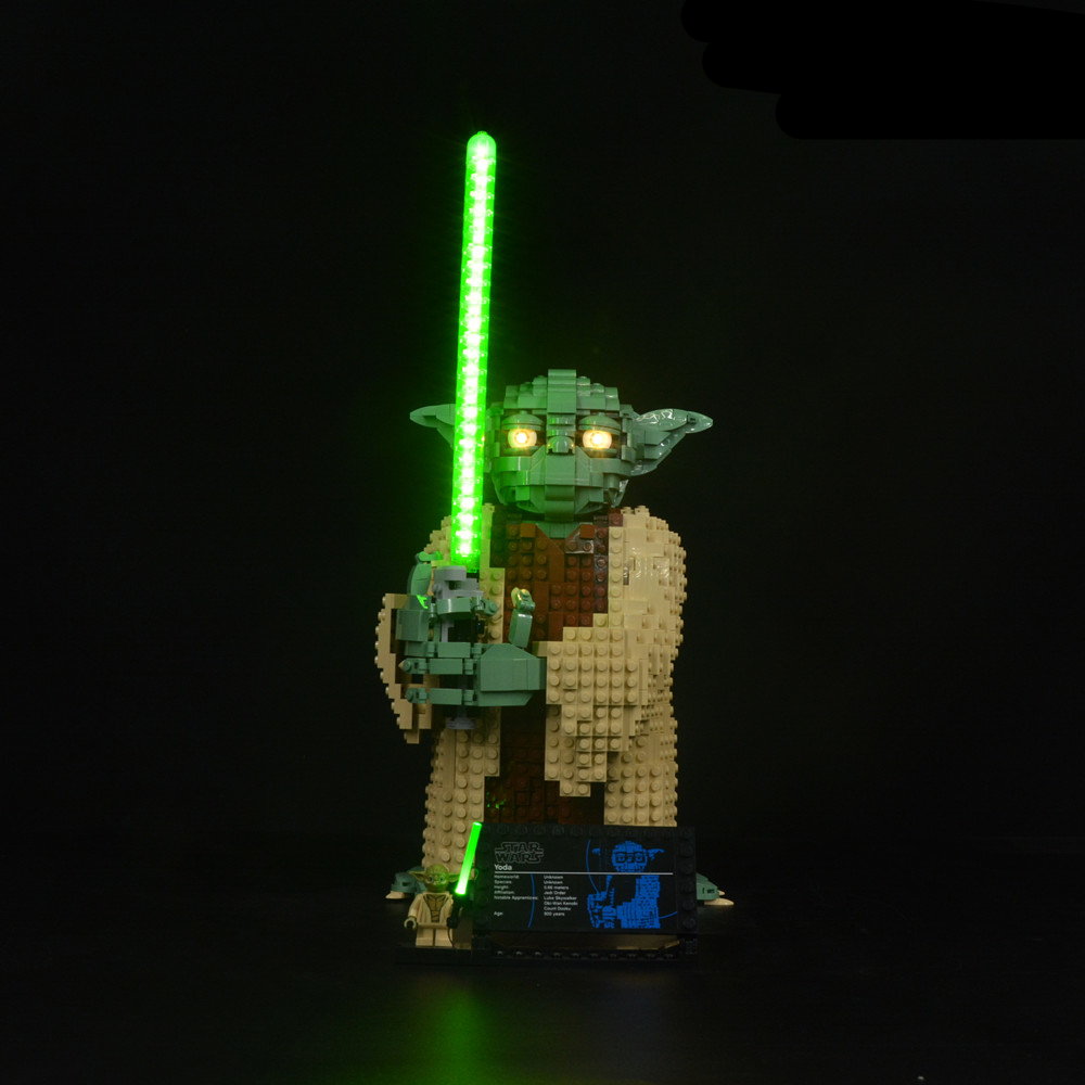Yoda 75255 LED Light Kit – Building Block Lighting | Power Brickz™
