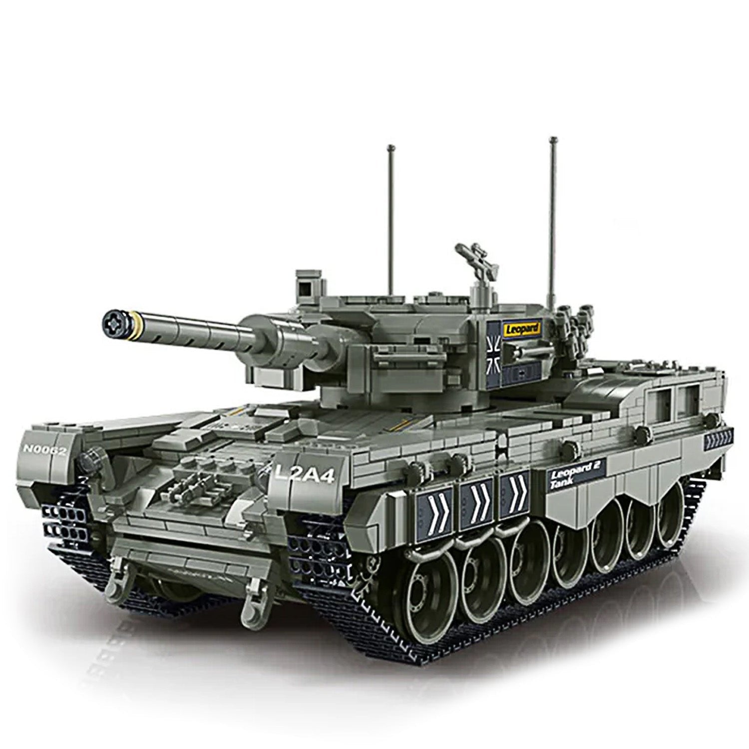 Leopard 2 Main Battle Tank - Building Set | Power Brickz