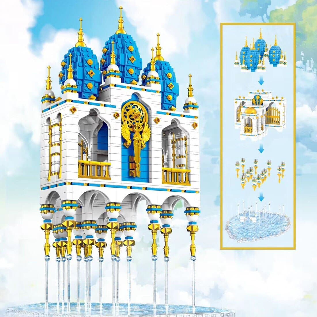 Levitating Burj - Building Set | Power Brickz