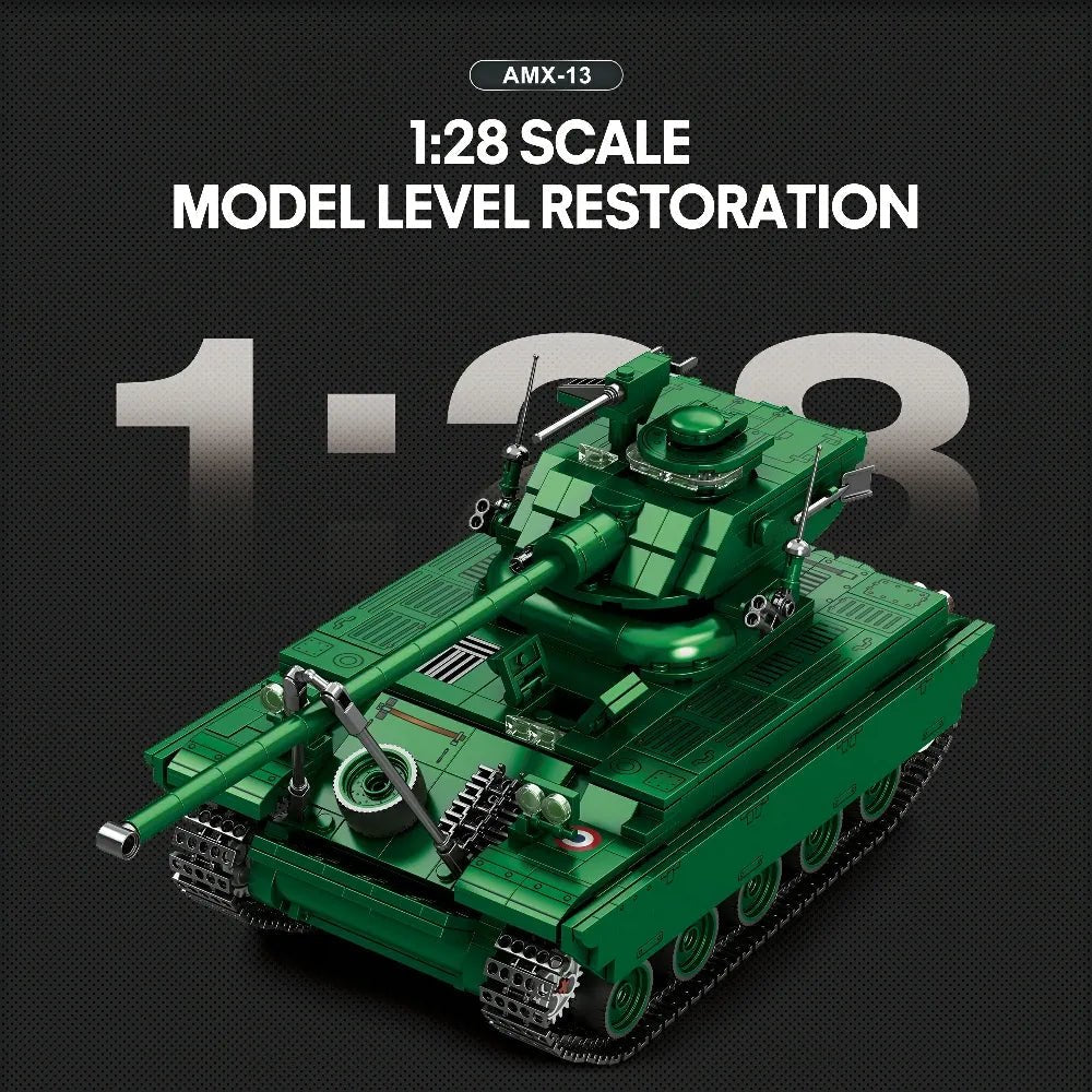 Light Recon Tank | 1037pcs - Power Brickz