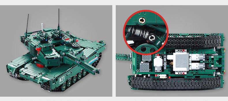 Limited Edition M1-A2 Remote Controlled Tank - Building Set | Power Brickz